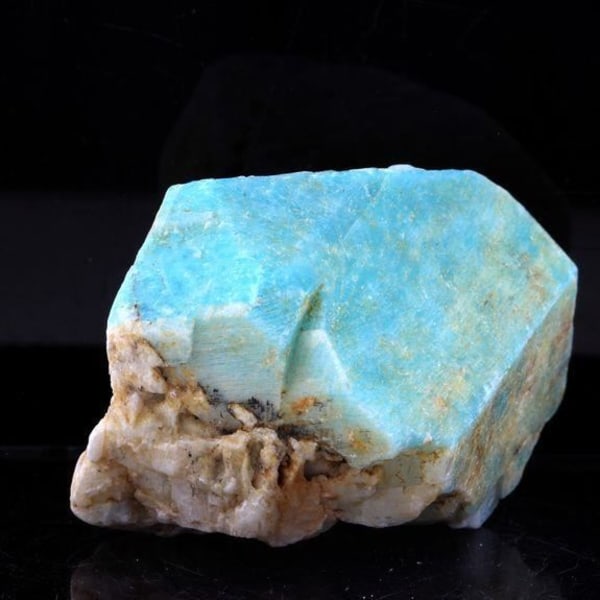 Sten og mineraler. Amazonit. 392,0 ct. Konso, Etiopien.