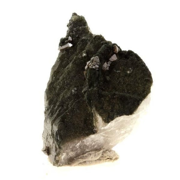 Stenar och mineraler. Anatas + Kvarts + Klorit. 86,0 ct. Les Rousses, Vaujany, Isère, Frankrike..