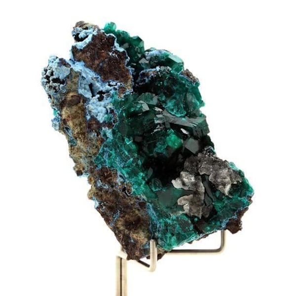 Dioptase - ABIJOUX - Krystal - Naturmaterialer - Grøn - Blandet