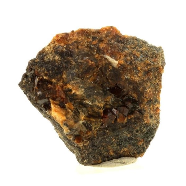 Sten og mineraler. Grossulær granat-Andradite. 123,0 ct. Pyrénées-Orientales, Frankrig..