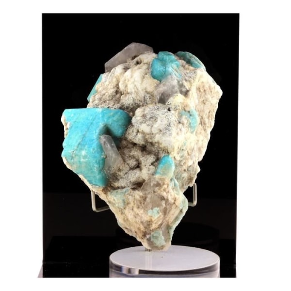 Stenar och mineraler. Amazonit. 1263,0 cent. Konso, Etiopien.