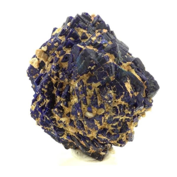 Sten og mineraler. Chessylit (Azurit). 62,5 ct Chessy-les-Mines, Frankrig..