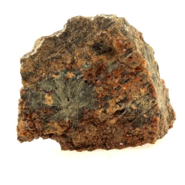 Sten og mineraler. Grossulær granat-Andradite. 279,5 øre. Pyrénées-Orientales, Frankrig..