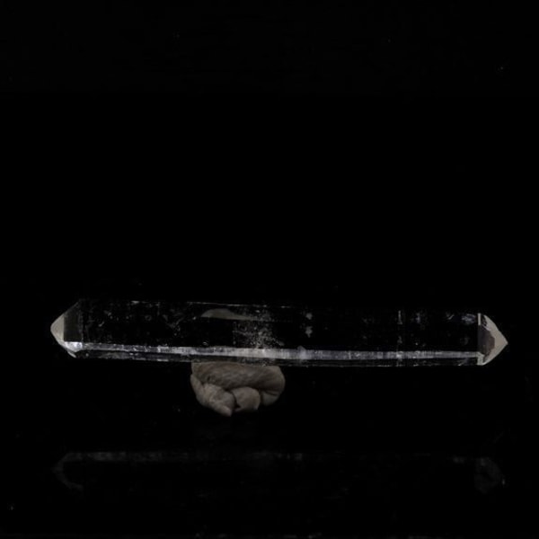 Kvarts bitermineret - ABIJOUX - 6.11 ct - La Gardette Mine - Gennemsigtig - Ægthedscertifikat Transparent