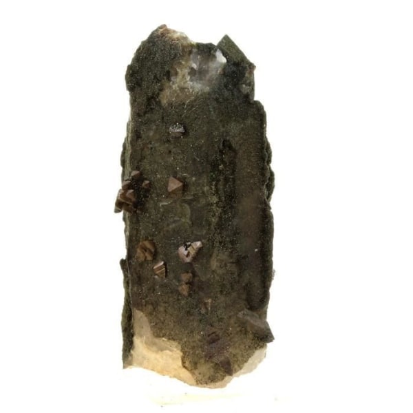 Stenar och mineraler. Anatas + Kvarts + Klorit. 102,0 ct. Les Rousses, Vaujany, Isère, Frankrike..