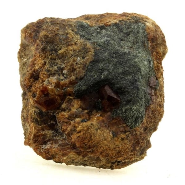 Sten og mineraler. Grossulær granat-Andradite. 259,0 ct. Pyrénées-Orientales, Frankrig..