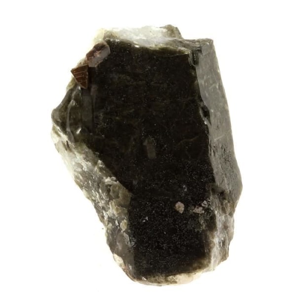 Sten og mineraler. Anatase + Kvarts + Klorit. 136,0 øre. Les Rousses, Vaujany, Isère, Frankrig..