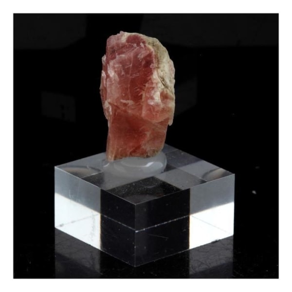 Stenar och mineraler. Rosa fluorit. 39,51 cent. Mont Blanc-massivet, Frankrike.