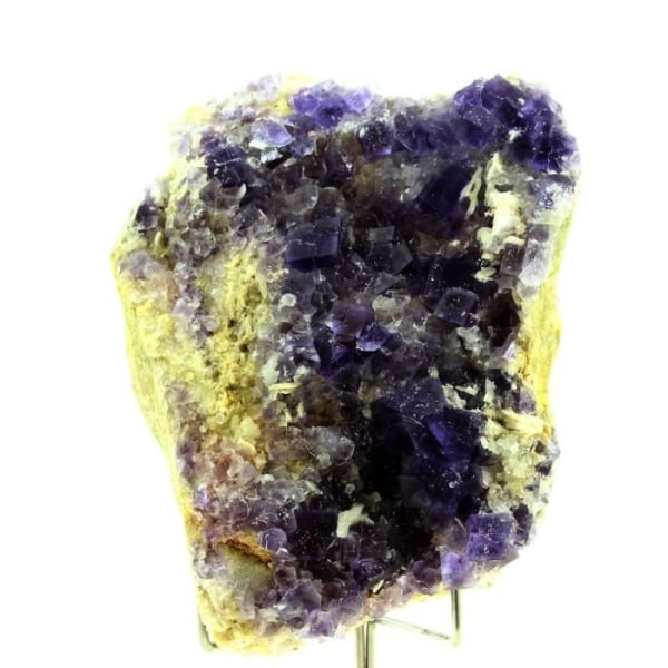Stenar och mineraler. Fluorit + Kvarts + Baryt. 1453,0 cent. La Cabaña, Berbes, Spanien.