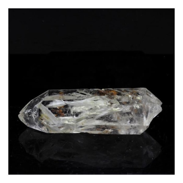 Stenar och mineraler. Biterminerad kvarts + baryt. 59,25 cent. Freney d'Oisans, Isère, Frankrike.