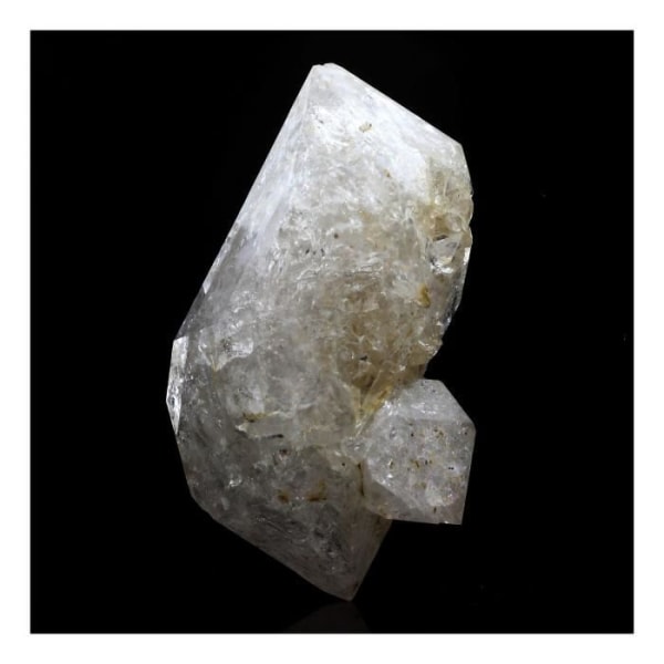 Stenar och mineraler. Dubbelavslutat kvartsfönster. 488,0 cent. Allos, Alpes-de-Haute-Provence, Frankrike..