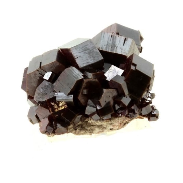 Stenar och mineraler. Vanadinit. 527,0 cent. Mibladens gruvdistrikt, Midelt, Marocko.