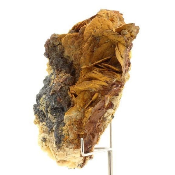 Stenar och mineraler. Siderit + Sphalerit + Bournonit. 1170,0 cent. Pierre Rousse gruva, Vizille, Frankrike.