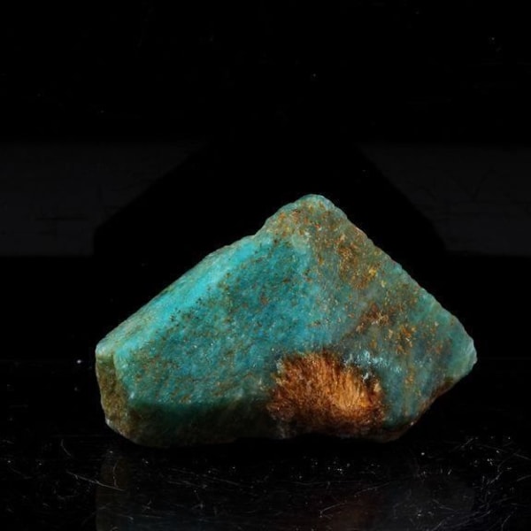 Sten og mineraler. Amazonit. 58,0 ct. Konso, Etiopien.