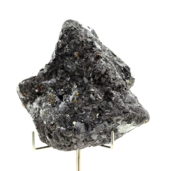 Stenar och mineraler. Argentiferös Galena + Kalkopirit. 1864,40 ct. Oulles, Isère, Frankrike.