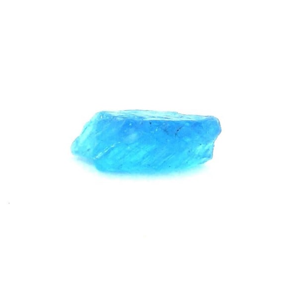 Stenar och mineraler. Neonblå apatit. 0,96 ct. Betroka, Anosy, Madagaskar.