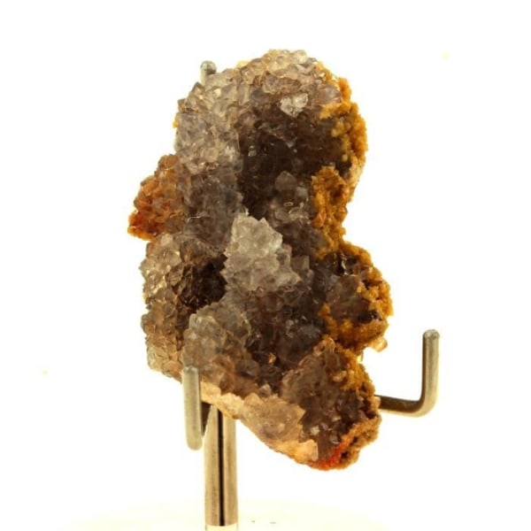 Stenar och mineraler. Kalcit + kvarts. 80,0 ct. Vensat, Puy-de-Dôme, Frankrike.