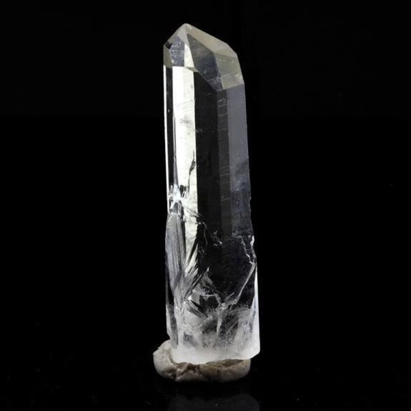 Mineral - ABIJOUX - Kvarts - 27,63 ct - La Gardette Mine - Hvid Gennemsigtig Gennemsigtig