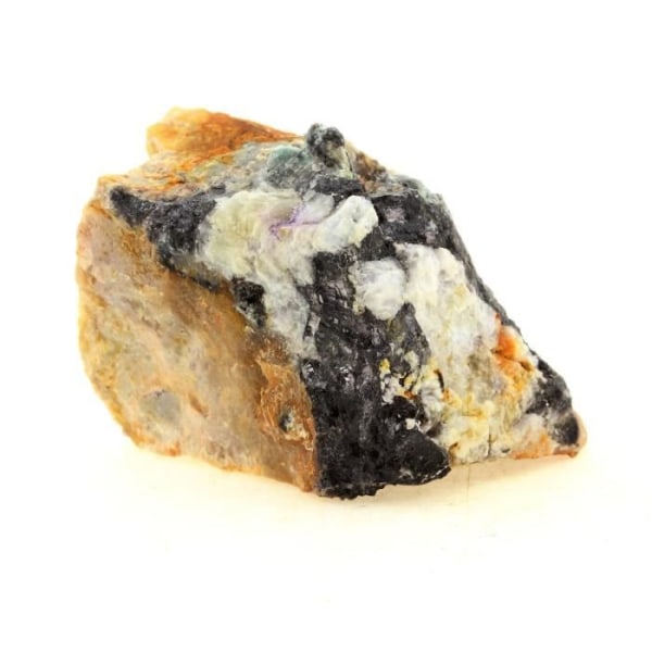 Stenar och mineraler. Plumbotsumite + Cerussite + Galena. 390,0 ct. Les Molérats, Saint-Prix, Frankrike.