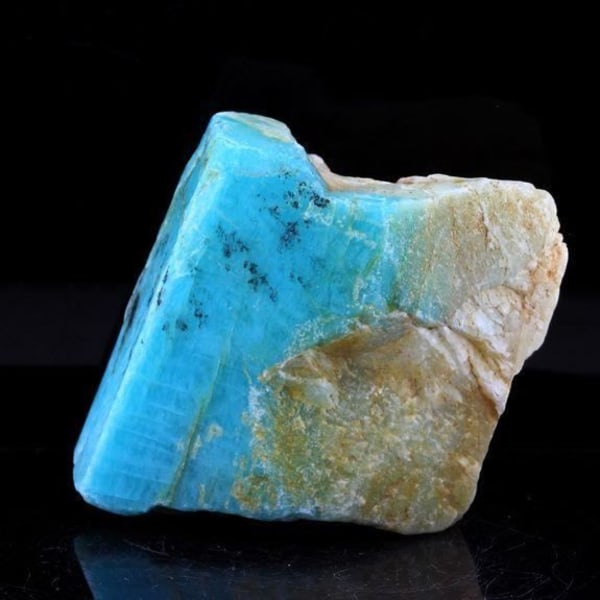 Stenar och mineraler. Amazonit. 344,0 cent. Konso, Etiopien.