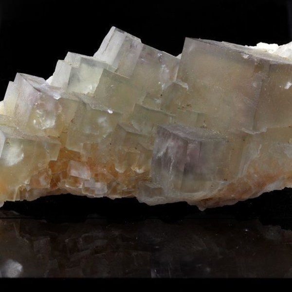 Fluorit Krystal ABIJOUX - L'Avellan mine, Var, Frankrig - 1280,0 ct - Lilla