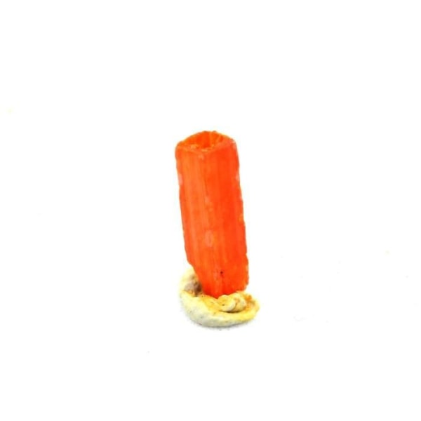 Sten og mineraler. Crocoite. 0,76 ct. Adelaide Mine, Dundas, Tasmanien, Australien.