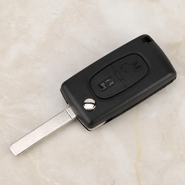 2-knapps Fjärrkontroll Nyckelskal Passar Citroen C2 C3 Xsara Picasso C4