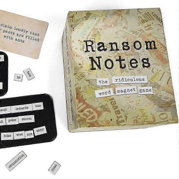 Ransom Notes - Naurettava sanamagneettijuhlapeli, 3+ pelaajaa