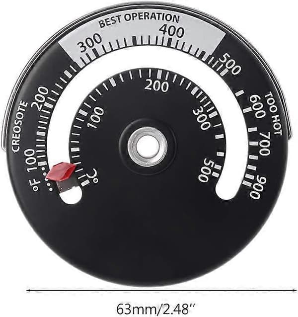 Magnetisk ovn Røykrørstermometer Vedovn Multibrenselrør Vedovn (termometer)