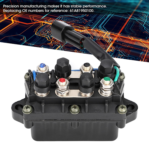 12V Power Trim Relæ 61A81950100 Passer til Yamaha 250HP Udenbordsmotor Erstatter