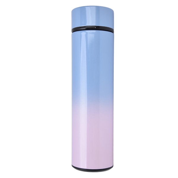 Smart LED-display Vakuum Isolerad Vattenflaska 500ml - Blå/Rosa