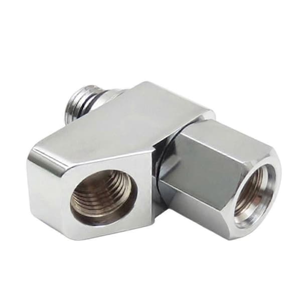 Rustfrit stål Splitter Dykkeregulator Rotation Justerbare Slangeadaptere til Teknisk Dykning[BEMS] Hopea
