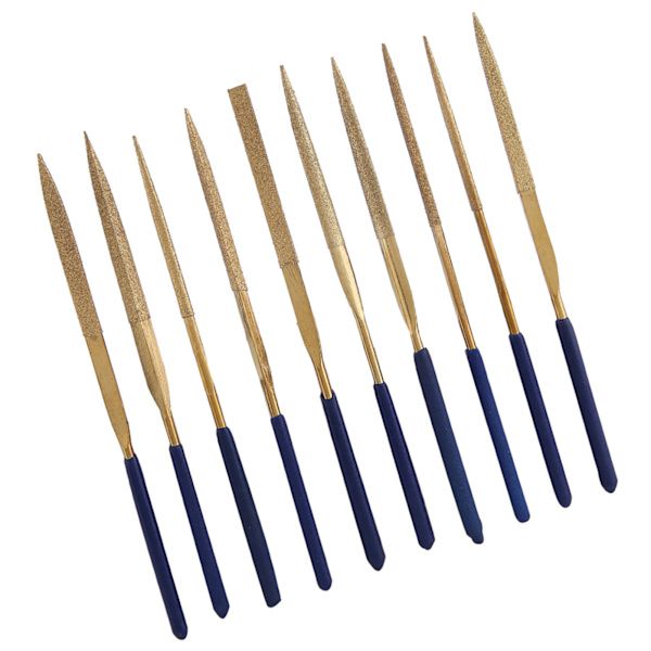 10-pack slipstenar med diamantbeläggning i titanlegering, reparationsverktyg