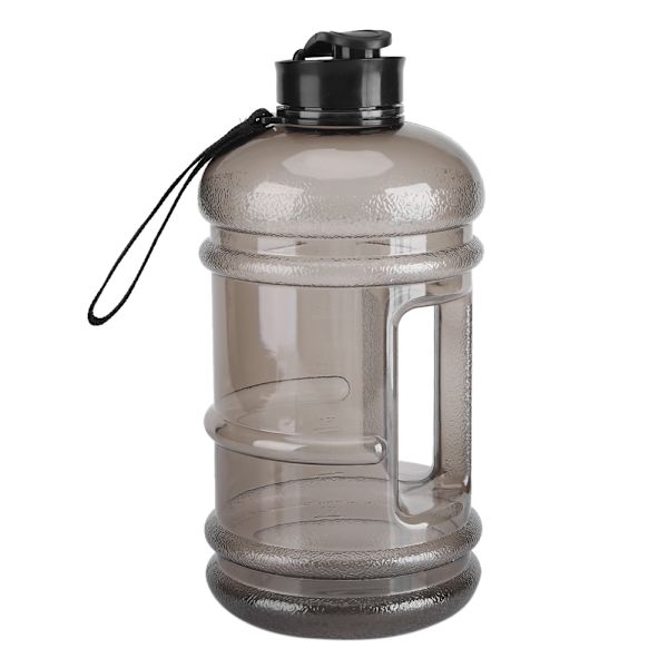 Suurikokoinen Ulkoilma Urheiluvetopullo Keitto Campingille ja Kuntosalille, 2.2L, Musta