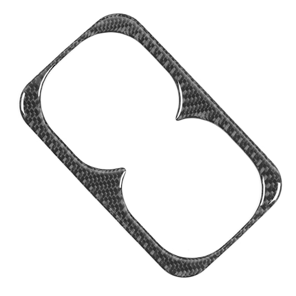 Bakre kopphållare Trim Armstöd Flaskförvaring Kolfiberlock Passar för Mitsubishi Lancer 08-16