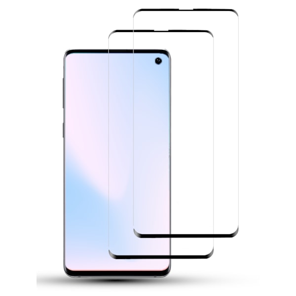 2-Pack Compatible with Samsung S10 Screen Protector - Tempered Glass 9H - Super Quality 3D