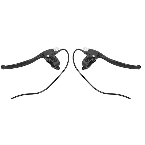 1 Par Elcykel E-cykel Bakbroms Spak Handtag Grepp Montering (Svart)