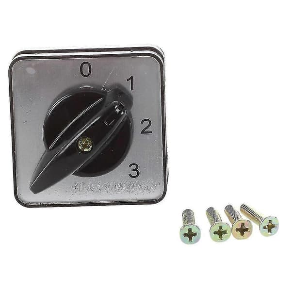 660v 20a 6 terminaler 4 posisjoner roterende kam-bryter ny