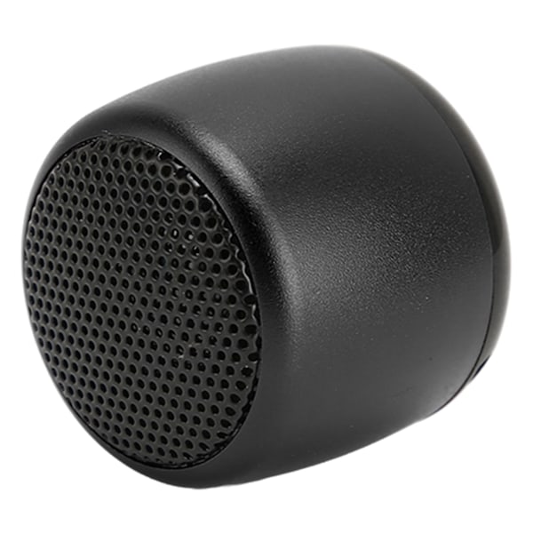 Mini Bluetooth Høyttaler Kraftig Subwoofer USB Oppladbar Metall Bærbar Trådløs Høyttaler for Telefon Nettbrett PC Svart