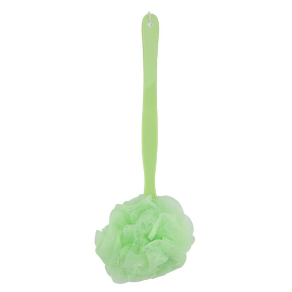 Badekardusj Ball Body Ryggbørste Nettinghengt Supermyk svamp Plast Langt håndtak (grønn)/