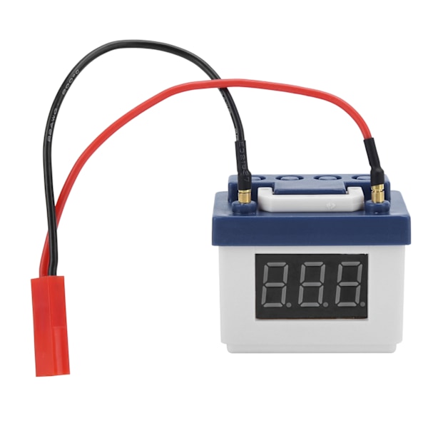 Simuleringsbatteri Lågspänningslarm Tillbehör Passar för SCX10/TRX4 1/8 1/10 RC Bilmodell Vit