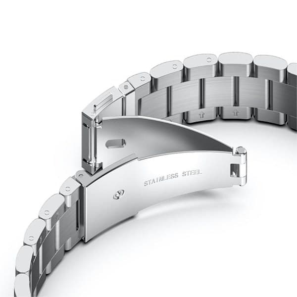 Link Bracelet Compatible with Garmin Venu 2S Replacement Strap, Silver silver