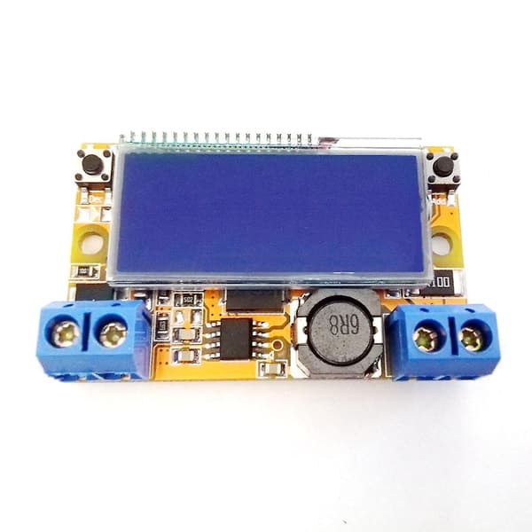 Ny DC-DC justerbar stepdown-strømforsyningsmodul Spenning Strøm LCD-displaykabinett clearance