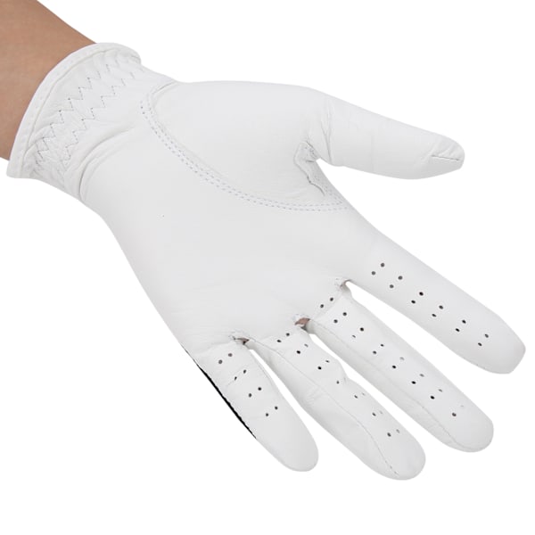 Vänsterhands Golfhandske Herr Cabretta Läder Grepp Halksäker Andningsbar Mjuk Sport Handskar (Handskar Yards 23# )