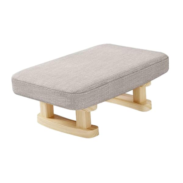 Fotstöd med träben Modernt sofffotstöd Kompatibel med hemmet, sovrummet och vardagsrummet plain colour