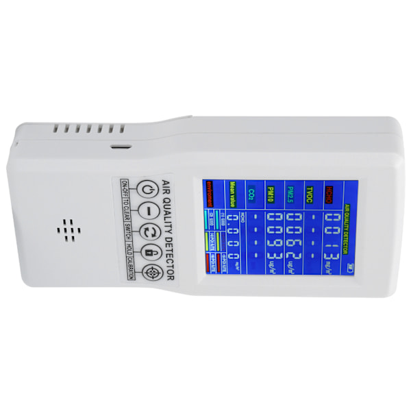 Præcis CO2-detektor PM2.5 PM10 CO2 Formaldehyd Digital Monitor Tilbehør