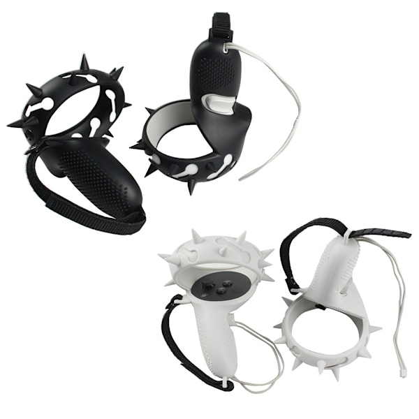 Skyddande Silikonöverdrag Kompatibelt med Oculus Quest 2 VR Touch Controller Handtag Greppfodral Silikon Fullt Skyddande Hylsa