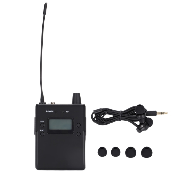 Monitor System 518‑554MHz Professional IEM System Receiver til Studio Band Rehearsal Live Performance++