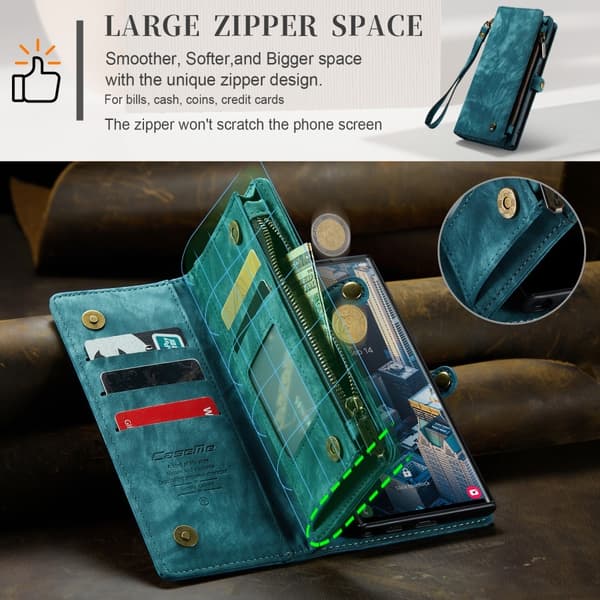 【BEMS】Kompatibel med Galaxy S23 Ultra Deksel/Deksel Magnet 2i1 Multifunksjonell 170