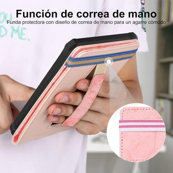 2-pack Folding Case for Kindle (11th Generation 2022), with Auto On/Off, Lightweight Case with Hand Strap